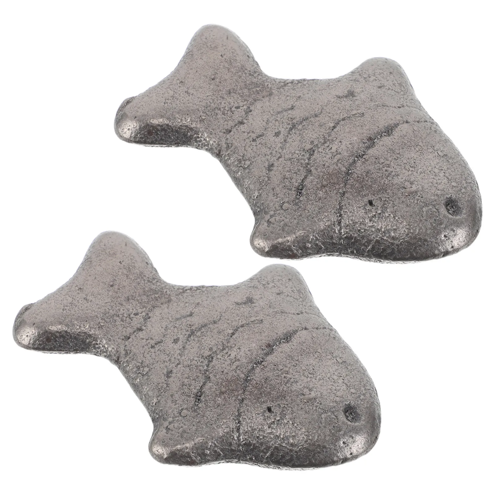 

2pcs Cast Fish Cooking Tool For Deficiency Natural Daily Iron Supplement Kitchen Multipurpose Iron Fish For Boiling