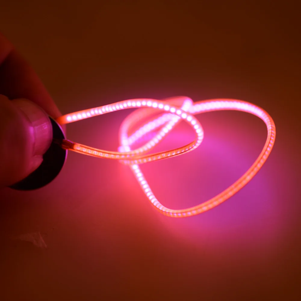 Lot DC 3V 12V 24V Flexible LED Filament for Lighting DIY Edison Bulb Lamp Decoration Red Warm White Pink 600mm 1200mm LongL