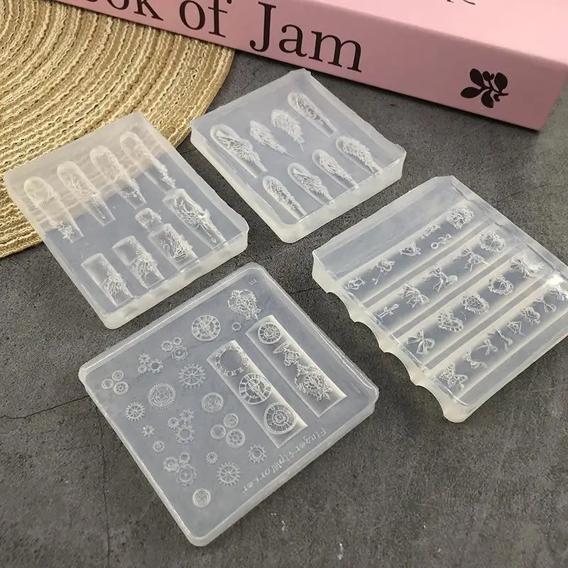 Kawaii Schmetterlingsflügel Silikonform, Wiederverwendbare 3D-Modellierungsvorlage für DIY Handgemachte Nagelkunst-Dekorationen und Zubehör – Detail 8