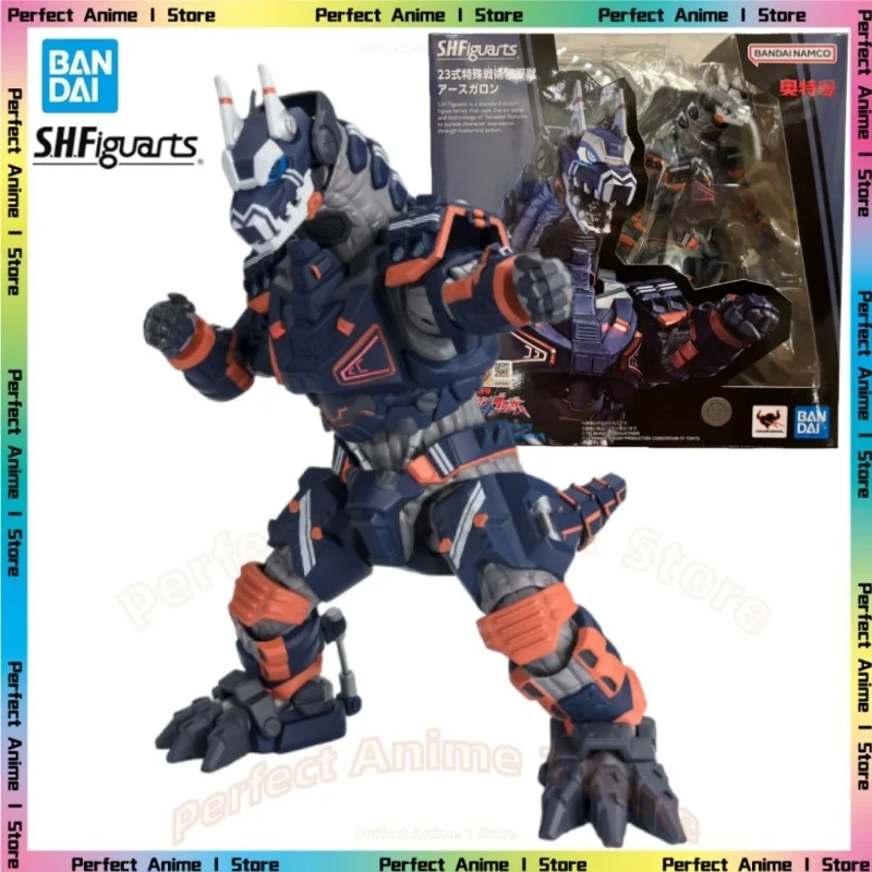

In Stock Bandai SHF Asgaron Ultraman Blazer Type 23 Special Tactical Mecha Movable Figure Model Collection