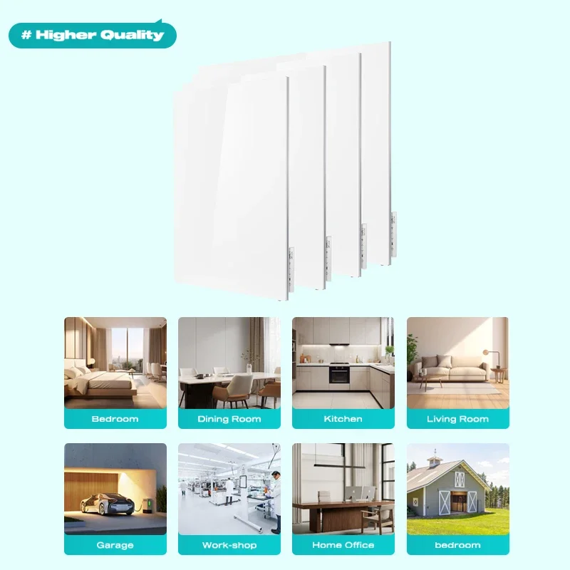 Таймер 24 часа, 600 Вт, температура поверхности, стеклянная поверхность, черный, белый цвет, IP24, ЖК-дисплей, углеродный кристалл, 400 Вт, инфракрасный панельный нагреватель