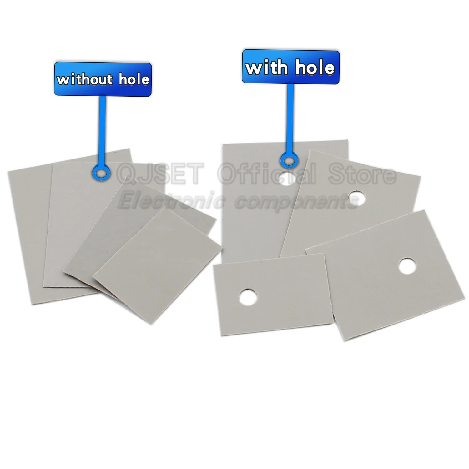 100 pz TO-220 TO-3P1 247 Triodo Termico Conduttivo Tubo di Silicone Dissipazione del Calore Isolante Distanziatori 13x19mm 20*25mm 18*22*28mm