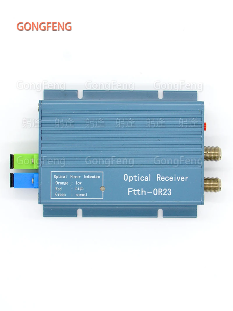 Imagem -06 - Receptor Óptico de Fibra de Alto Nível Ftth Catv Conversor Wdm sc Upc Apc Conector Duplex Mini Modo com rf Polegada Novo Pcs