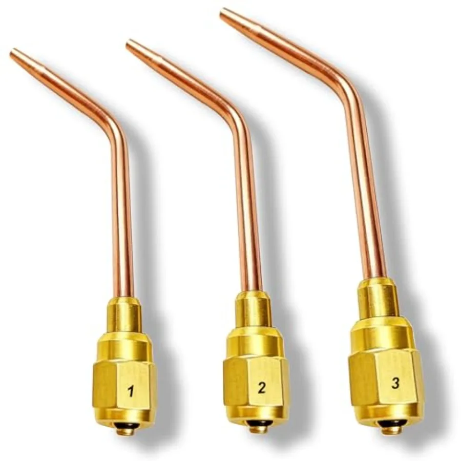 

【Spot goods】Oxy Acetylene Welding Nozzle W-1 Series Replacement for Victor 100 Series Torch Handles Sizes 1 2 and 3 Welding/Bra