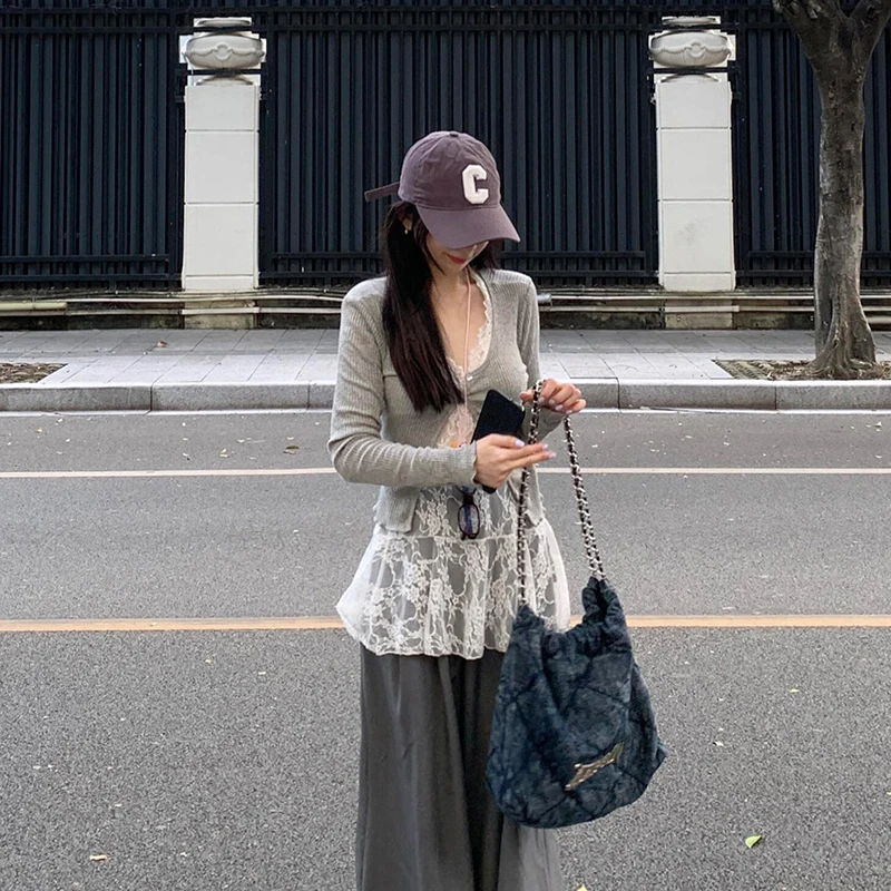 달콤한 슬레 레이스 스플라이스 네 스트랩 베스트 여성 여름 야외 착용 슬림핏 아름다운 디자인 탑 폴리에스터 섬유