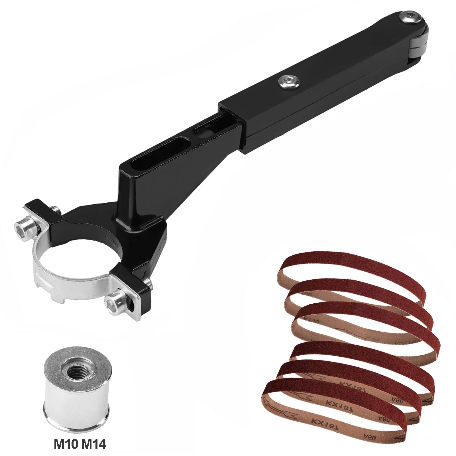 

6Pcs Grinder Conversion Mini Sander Adapter Kit Compatible with 100/115/125 Models of Angle Grinders for Metal & Wood Finishin