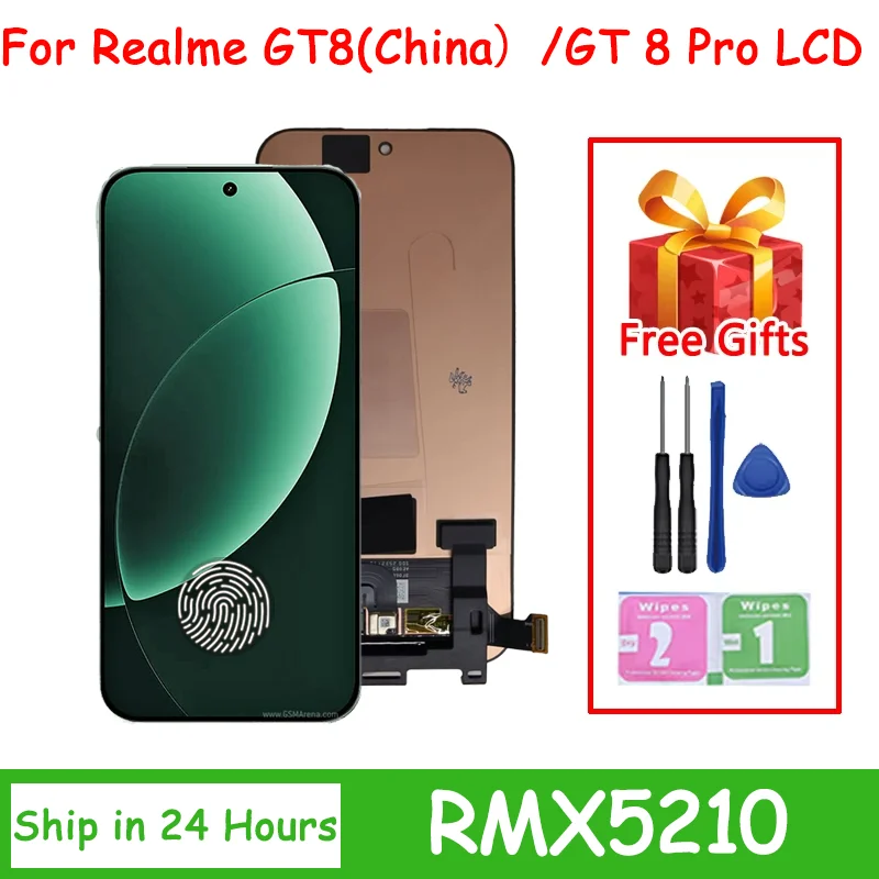 6.79"AMOLED 144Hz For Realme GT8 (China) LCD Display Touch Digitizer Assembly For Realme GT 8 Pro RMX5210 LCD Replacement