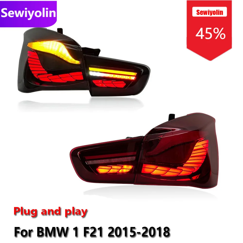 

Автомобильные светодиодные задние фонари DRL в сборе для BMW 1 серии F21 F20 2015-2018 Авто противотуманные DRL стоп-сигналы поворота Plug and Play