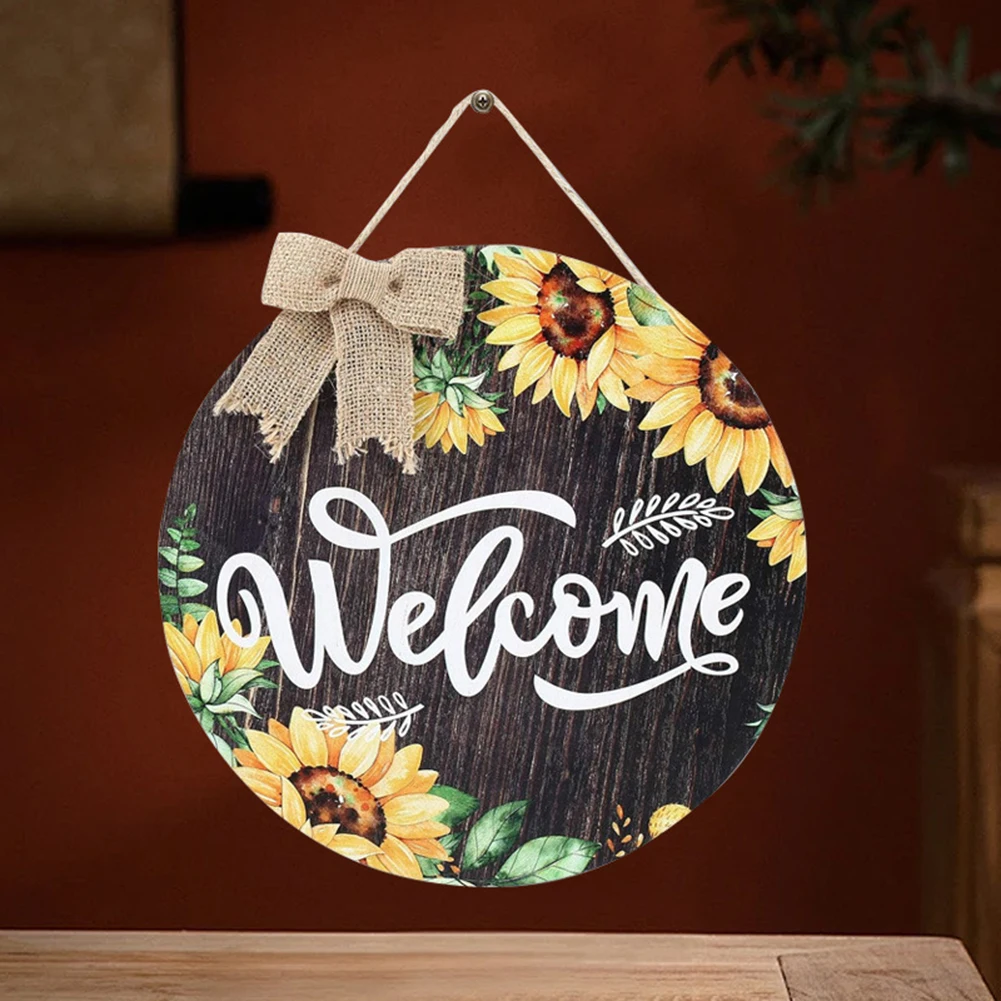 Pastoral Style Decor Farmhouse Door Sign Home Entrance Easy To Use Exquisite Present High-quality Ecological Pigments