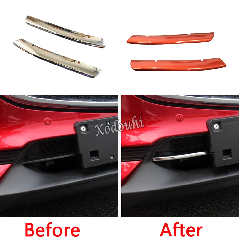 For Mazda CX-8 CX8 2016 2017 2018 2019 2020 2021 Sticker Styling Ornament Front Body Engine Machine Grille Grill Hood Lid Trim