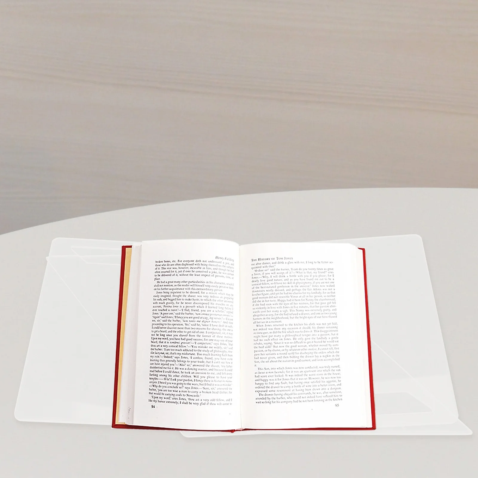 

Acrylic Book Stand Transparent Desktop Display Shelf For Kitchen Recipe Holder Reading Organizer Storage Rack Bookstand