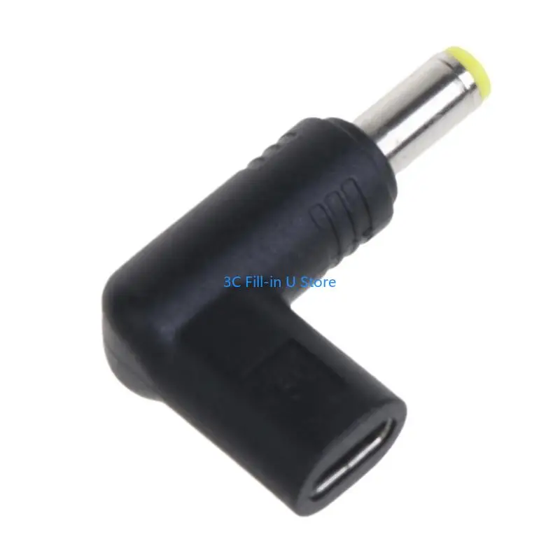 G8TA USB C ~ 전원 어댑터 90도 USB 유형 C ~ 5.5x2.1mm 전원 충전 어댑터 충전 장치