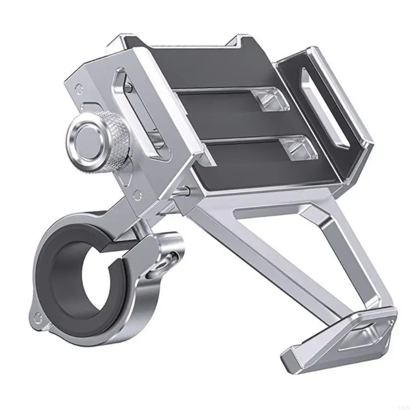 

Y88B Motorcycle Phone Holder Handlebar Mounted Cellphone Cradles Shockproof Stand Holder for Scooter Bike 360 Degree Rotating