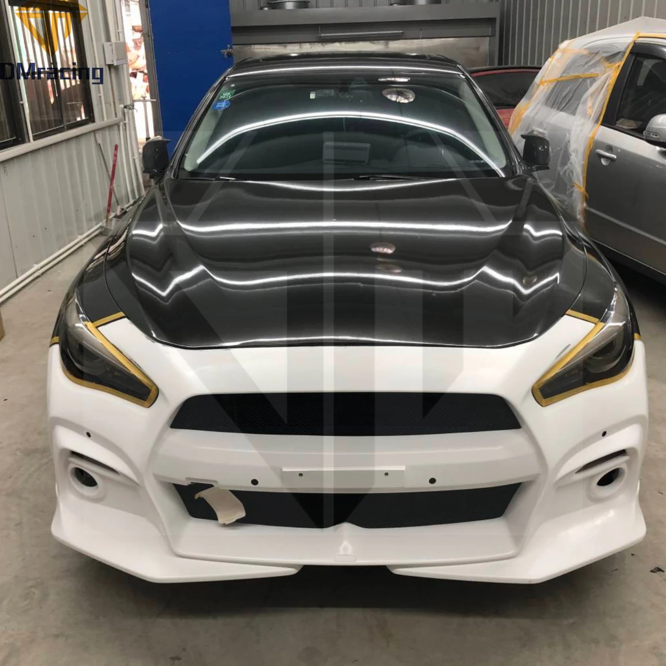 KOUKI BLITZ R-CONCEPT FIBER GLASS FRONT BUMPER BODY KIT for INFINITI Q50 Q50L 2014-2018