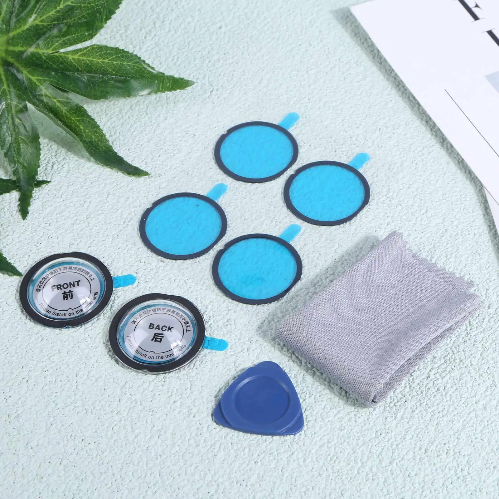 

2Pcs Front Camera Lens Guard Anti-Scratch Lens Protector Camera Lens Protection Cover for Tesla Model Y Juniper/Model YL 2025-26