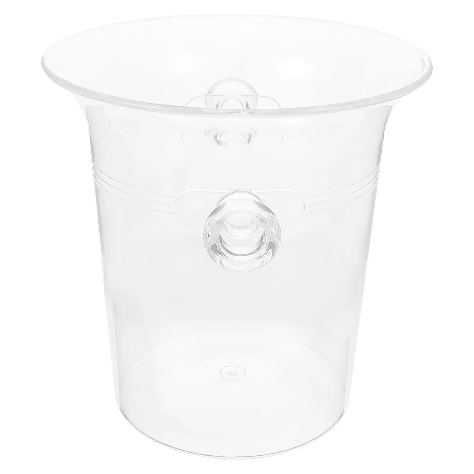

Acrylic Ice Bucket Clear Plastic Household Buckets Beverage Containers for Drinks Camping