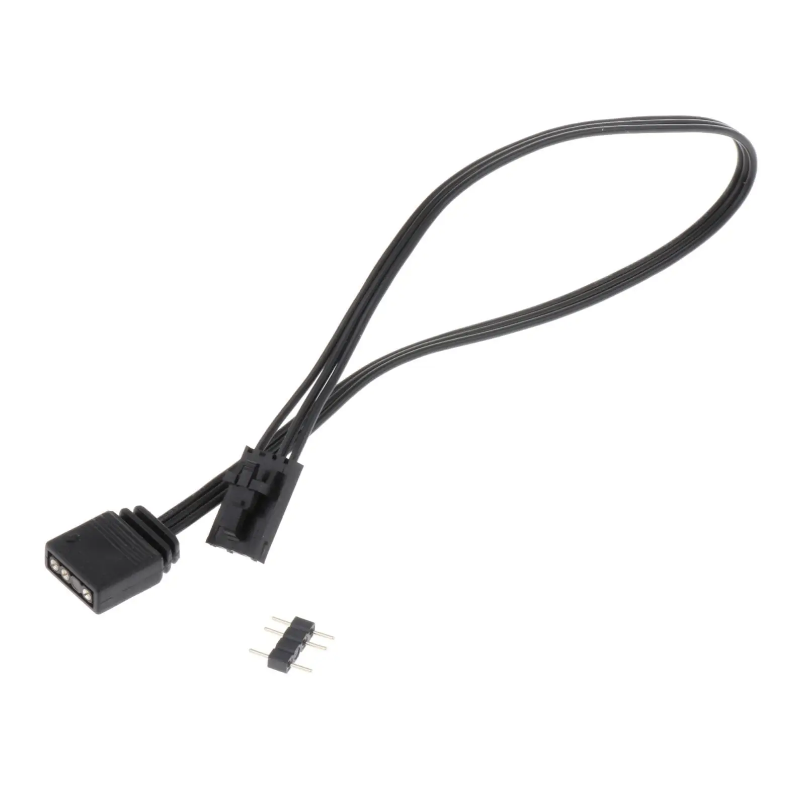 Fan Adapter Cable Lighting Node Converter Connector Portable Durable Splitter 4 Pin RGB to ARGB 5V 3 Pin Accessories