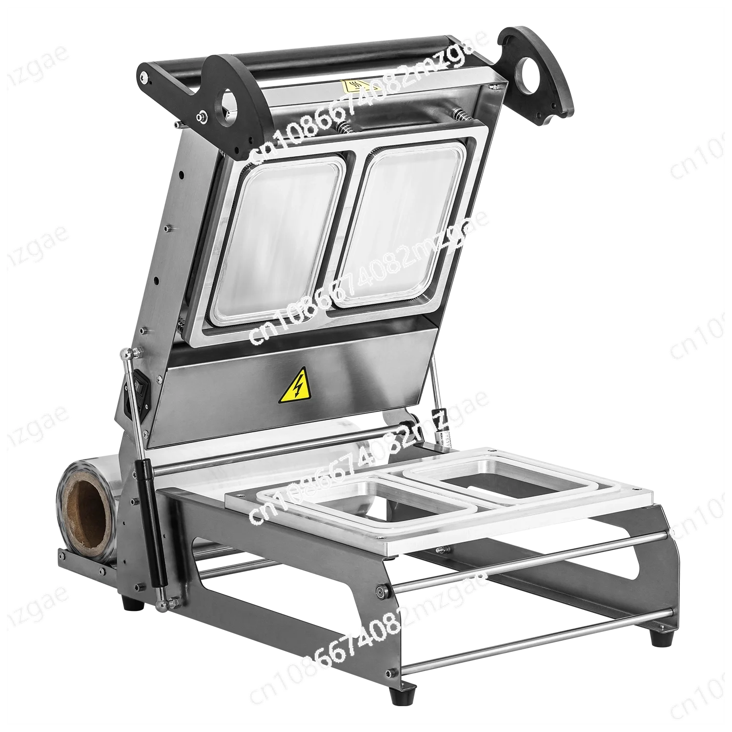 

Portable commercial lock crisper sealing machine, takeaway disposable lunch box, steak deli sealing machine, packaging machine