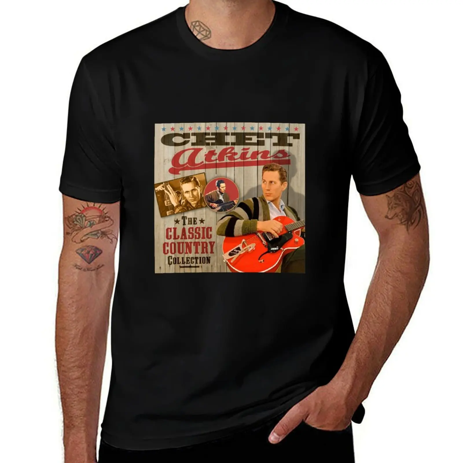 Chet Atkins T-Shirt Festive Simple T-Shirt
