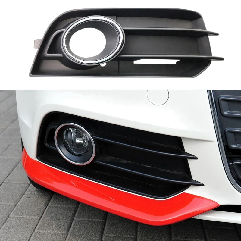 

Car Front Bumper Side Fog Light Grill Lamp Cover For - A1 2010-2015