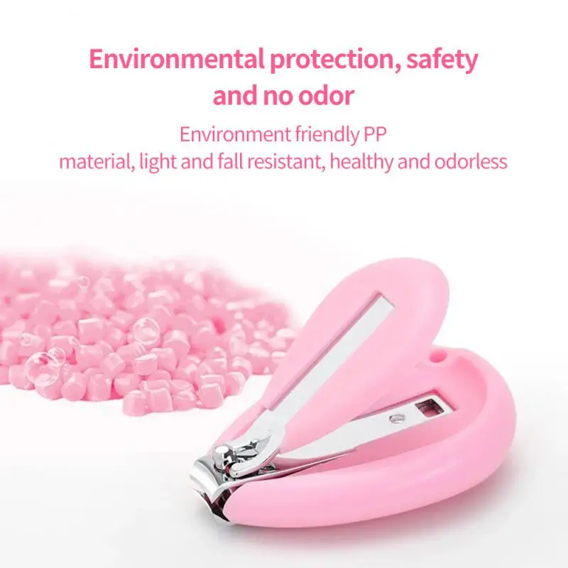 Infant Finger Toe Trimmer No Odor Light Healthy Safety Jaws Prevent Bouncing Baby Nail Care Tools Kids Nail Clippers Anti-fall