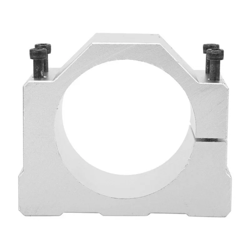 52mm 56mm 65mm 80mm Aluminum Spindle Clamp Motor Bracket with 4pcs Screw for CNC Engraving Router Machine Motor Mounting Holder