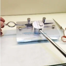 DIY Scissor Arc Corrector, Twisting Machine Bending Device, Manual Barber Scissor Repair Tool, Three Wheel Arc Corrector