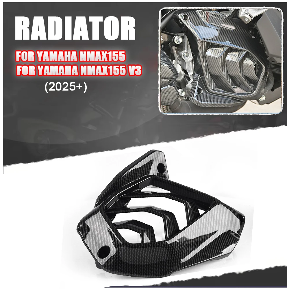 

For Yamaha Nmax V3/V3 Turbo Nmax N-max155 2025 Motorcycle Radiator Grille Guard Cover Protector Radiator Panel Cover Accessories