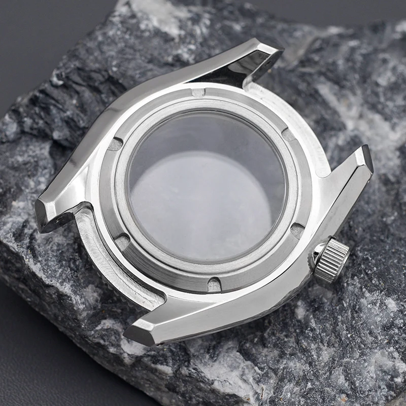Mod SPB185 42mm Watch Case Fits NH35 NH36 7S 4R Movement Sapphire Glass Steel Insertion Ring SPB185 Fashion Watch Case