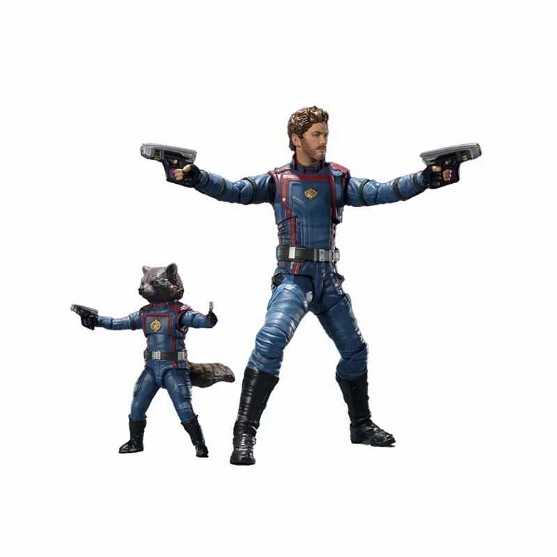 

Original Genuine BANDAI SHF S.H.Figuarts STAR-LORD ROCKET RACCOON GUARDIANS OF THE GALAXY VOLUME 3 Model Action Toy Gift