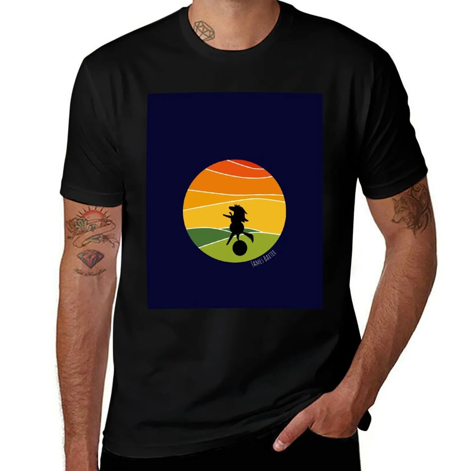 

James Baxter Sunset Adventure Time T-Shirt new edition essential t shirt plain white t shirts men