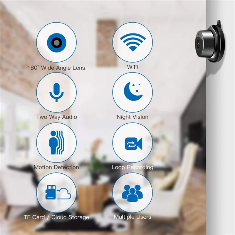 Mini Wifi Wireless Camera HD Wireless 1080P Video Camera Motion Detection Camera
