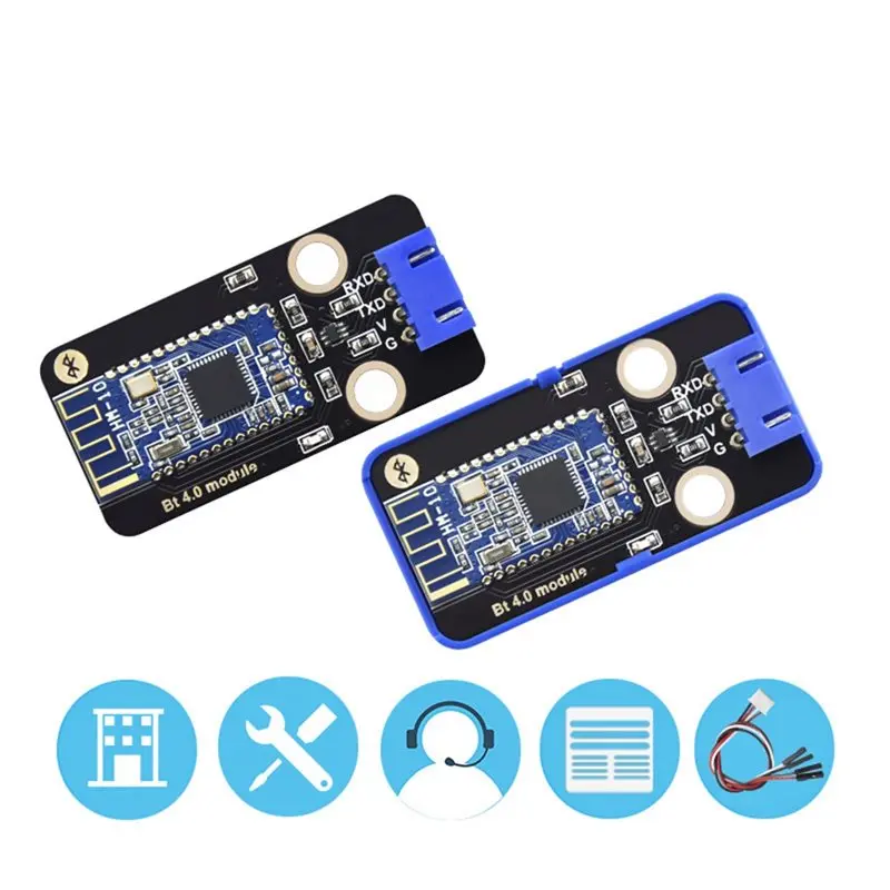 Módulo Bluetooth HM10 para Arduino, Compatible con bloques Lego Buletooth 4,0, bloque de construcción electrónico DIY con funda