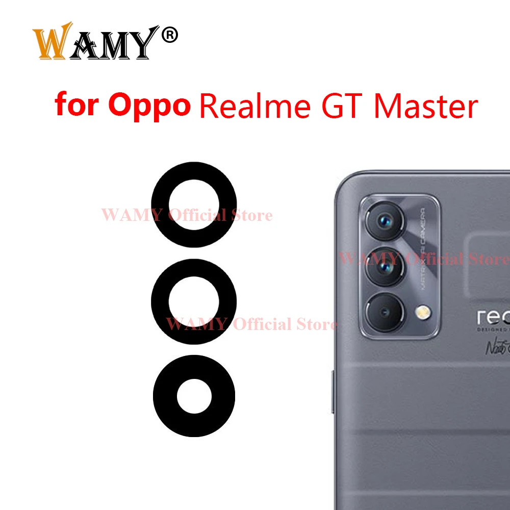 WAMY Rear Back Camera Glass Lens Replacement for Oppo Realme GT Master Explorer Edition 5G With Sticker