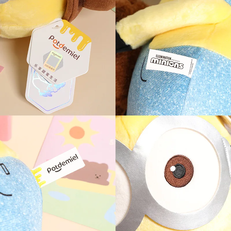 Oryginalne postacie z filmu Minionki Żółte pluszowe zabawki Bob Stuart Miękkie lalki Zabawki i hobby Prezenty świąteczne i urodzinowe dla dzieci