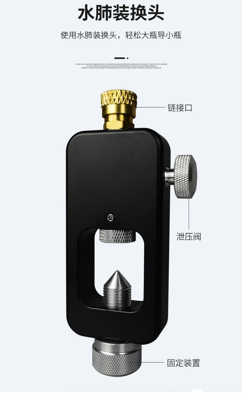 Tauchausrüstung, einfache Unterwasser-Atemgeräte, Wassersportprodukte, Sauerstofffüllung