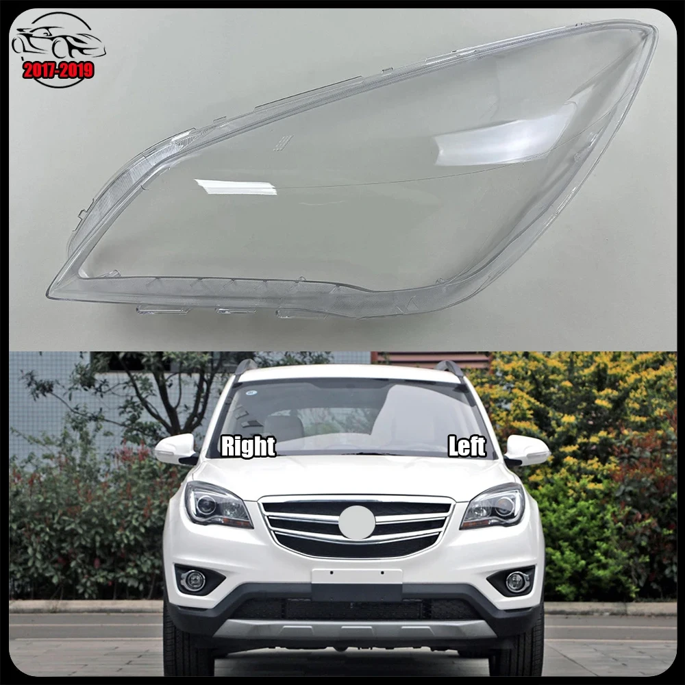 

For ChangAn CS35 2017-2019 Car Front Headlight Lens Cover Transparent Lampshade Glass Lampcover Caps Headlamp Shell