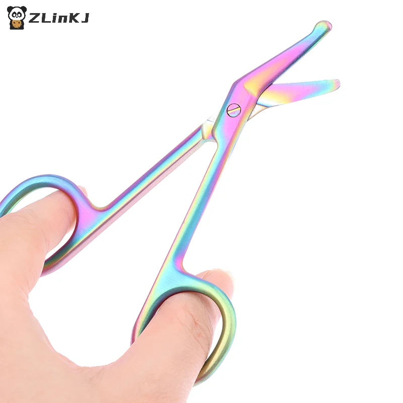 ▶1PCS Stainless Steel Gauze Bandage Scissors Dressing Surgical Scissors Household Plaster Scissors Nurse Scissors