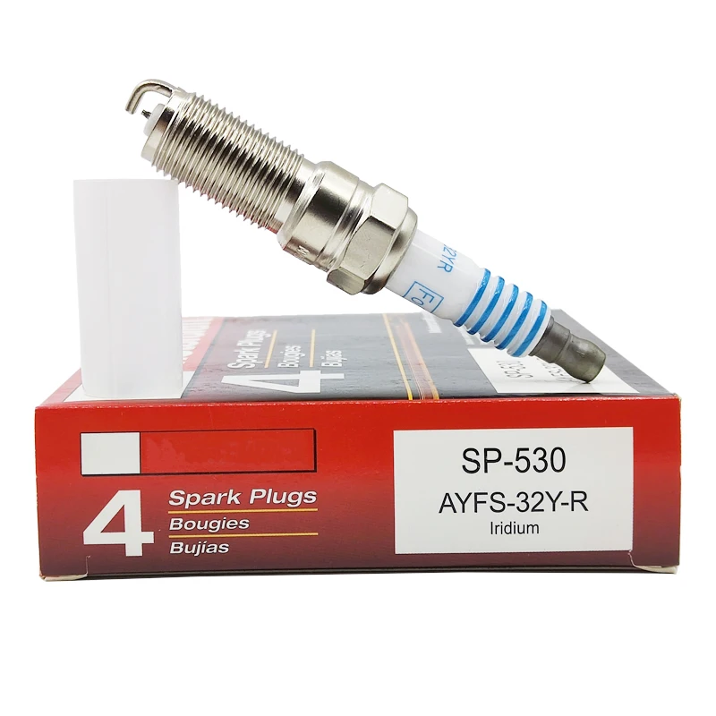 4pcs SP-530 AYFS32YR Platinum Spark Plug Fit For Ford C-Max Lincoln MKZ Fusion 2013 2014 2015 2016 SP530 SP 530