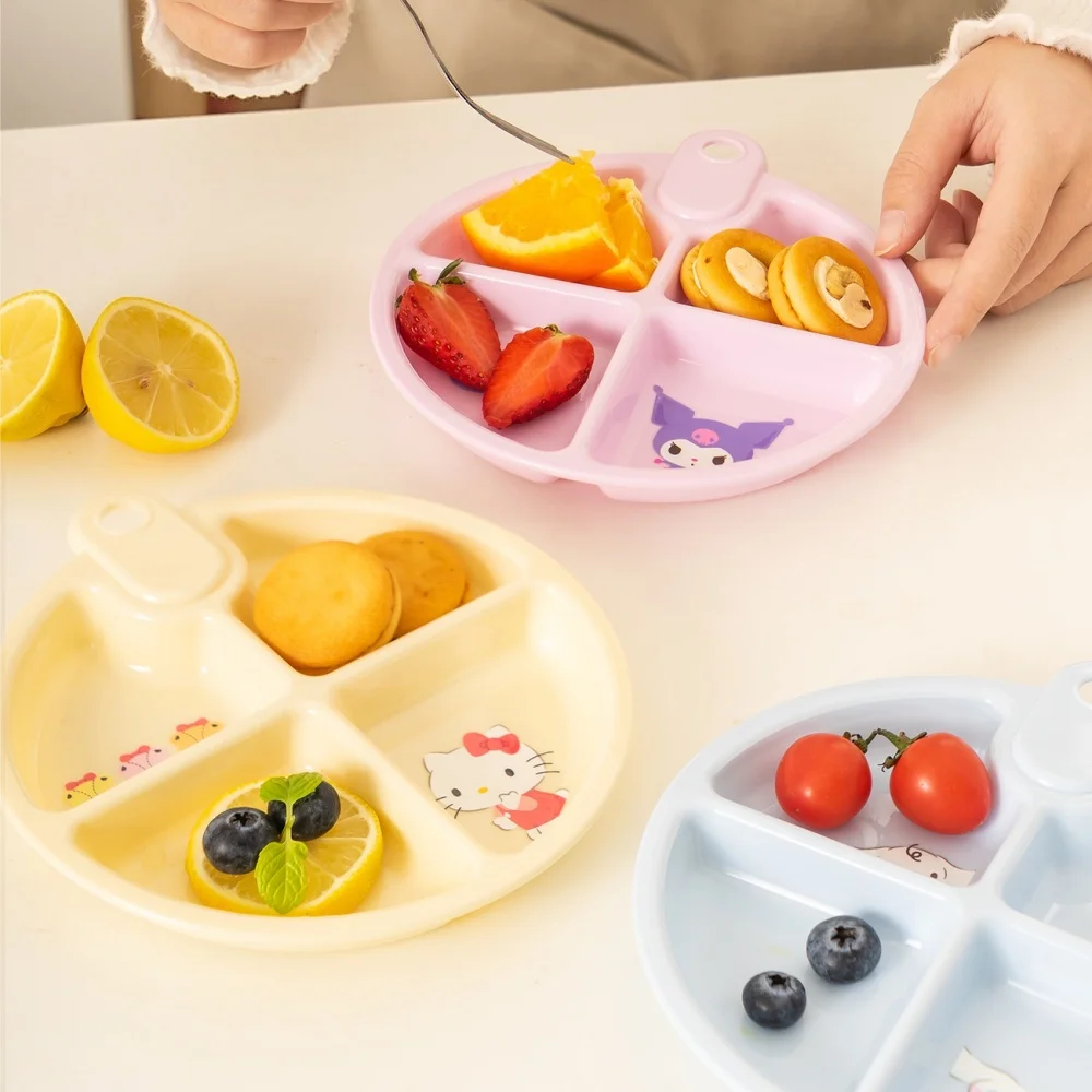 Assiette Hello Cute Kitty, thème anime, assiette à gâteau pour fête d'anniversaire, assiette en papier de qualité alimentaire, vaisselle pour décorations de fête d'anniversaire