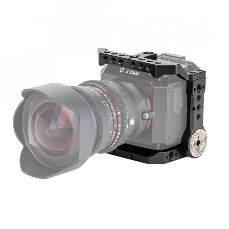 

Nitze TP-E2C Camera Cage with Two Built-in NATO Rails and ARRI Rosettes for Z Cam E2C