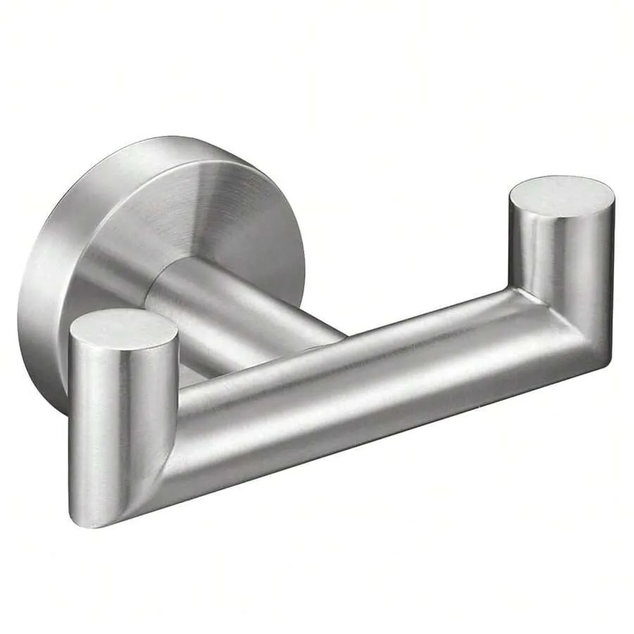 

Angle Simple Towel Hook For Bathroom, SUS 304 Stainless Steel, Double Hand Towel Coat Holder For Wall, Brushed Nickel