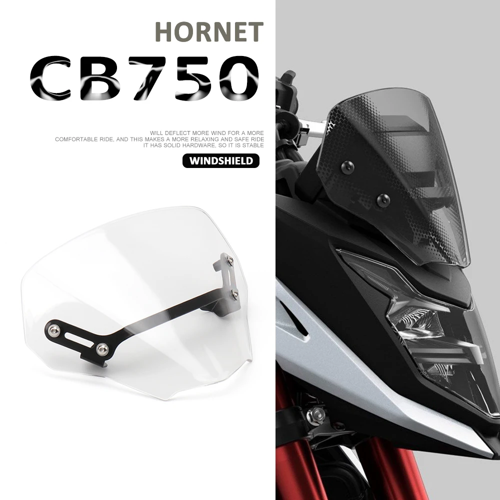 

Новый мотоциклетный аксессуар для HONDA CB750 HORNET CB 750 Hornet 2023 ветровое стекло отражатель ветрового стекла высококачественный акрил