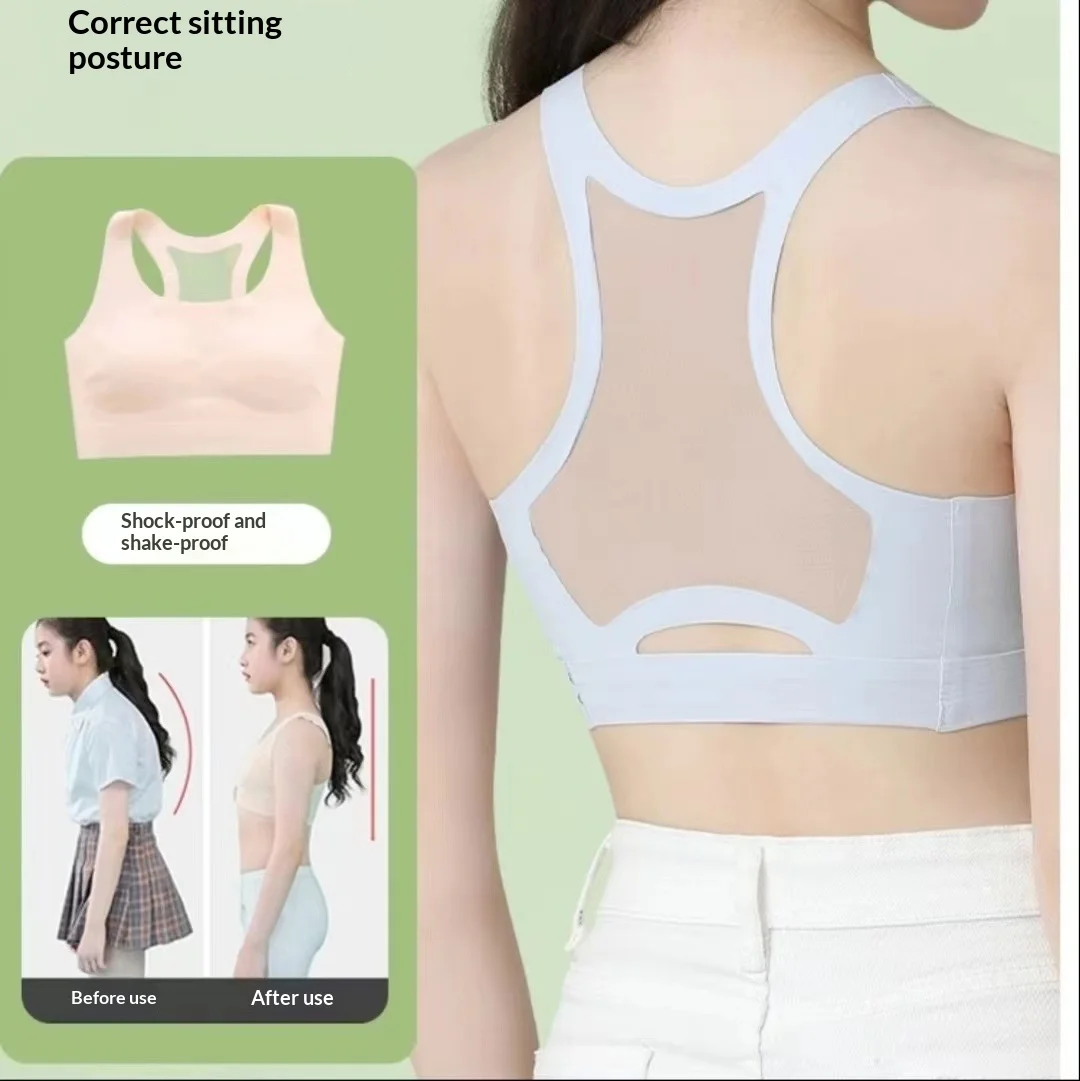Cotton Bra Everyday - Dziewczęca bielizna do wczesnego dojrzewania, sportowy,