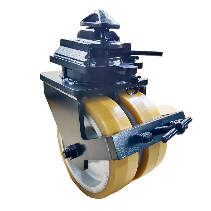 

Super Heavy Duty Transport Container Casters Made of Steel and Nylon - Durable Iron