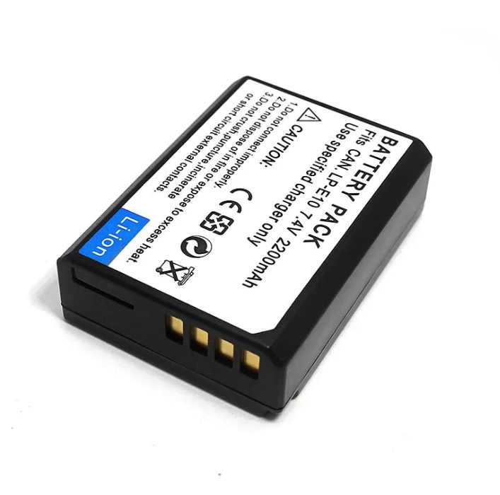 LP-E10 LPE10  LP E10 Camera Battery For Canon 1100D 1200D 1300D 1500D 3000D KISS X50 X70 X80 EOS Rebel T5 T6 T7 USB Charger