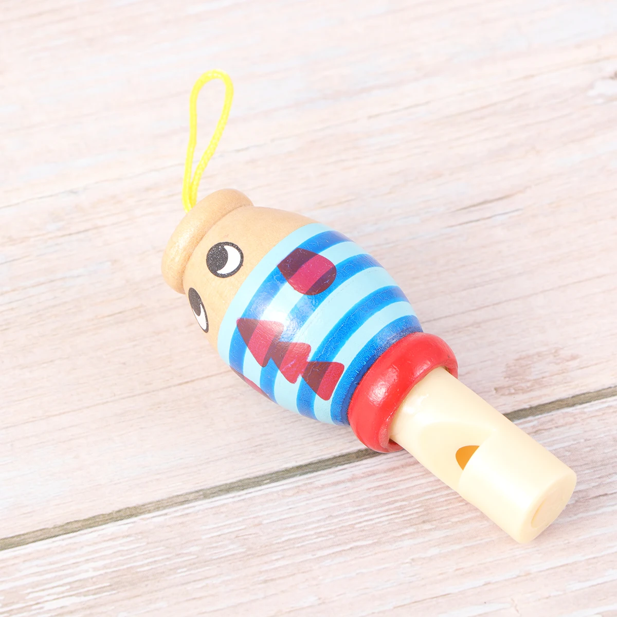 

Wooden Flute Children Instrument Intelligence Cartoon Toy Piccolo Playing Infant Toys