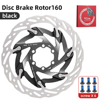 VXM Road Bicycle Center lock Disc Brake Rotor Pads CNC Lighweight Aluminum Alloy MTB Bike Rotors 140mm 160mm Cycling Discs Parts