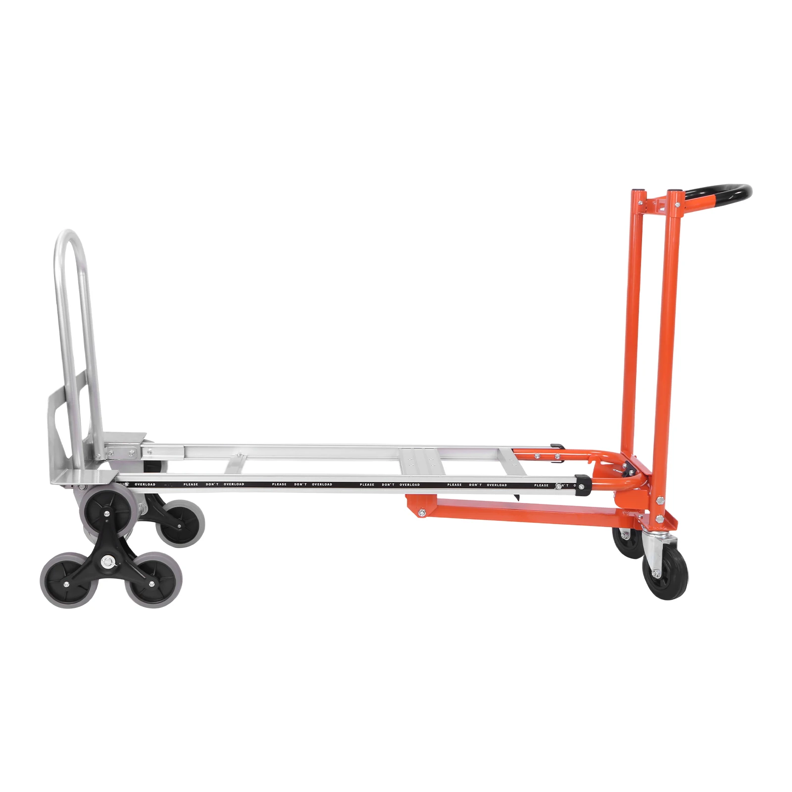 Carro de escalada de escaleras Convertible 3 en 1 con mango de bucle, carro de mano de aluminio resistente para transporte, logística y movimiento