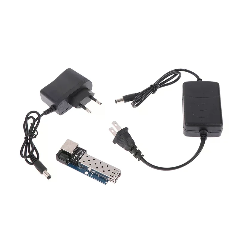 โมดูลแปลงสัญญาณ Mini RPOE 1G Media Converter ช่องใส่ SFP Transceiver โมดูล SFP ช่องใส่ RJ45 Ethernet SFP สวิตช์ไฟเบอร์